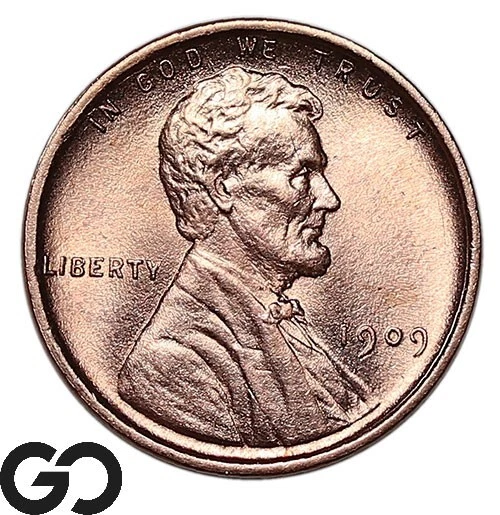 1909 Lincoln Cent Wheat Penny, RED, Solid Gem BU++ RD ** Free Shipping!