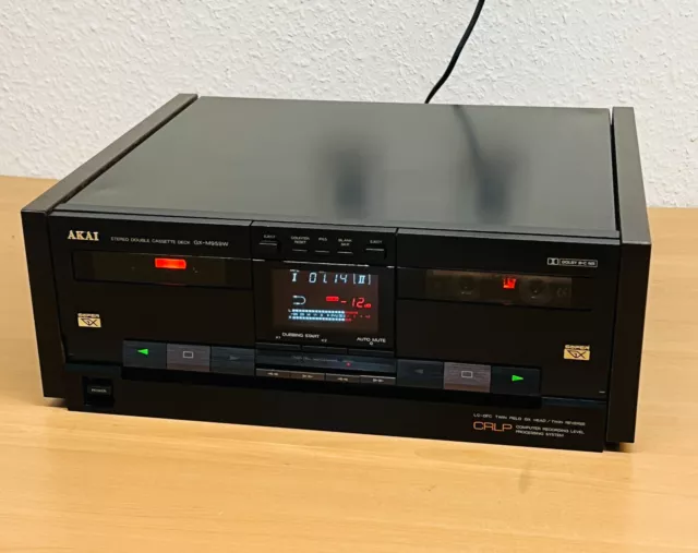 AKAI GX-M959W Hochwertiges Doppel Cassette Tape Deck! Funktioniert als Defekt!!