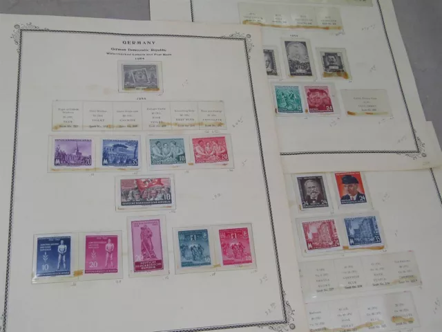 nystamps Germany most mint NH stamp collection album pages €1000 m24jr 2