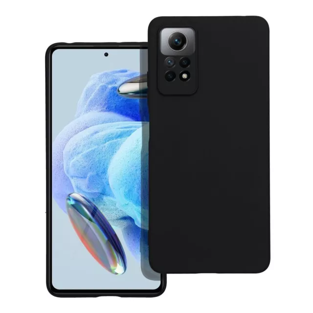 Custodia Silicon Case Cover Tpu Matt Black Opaco Per Xiaomi Redmi Note 12 Pro 4G