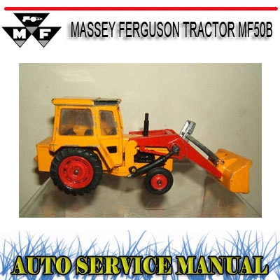 Massey Ferguson Tractor Mf50B Mf 50B Workshop Repair Service Manual ~ Dvd