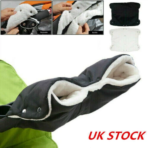 Winter Warmer Gloves Pram Pushchair Hand Muff Waterproof Stroller Accessory UK