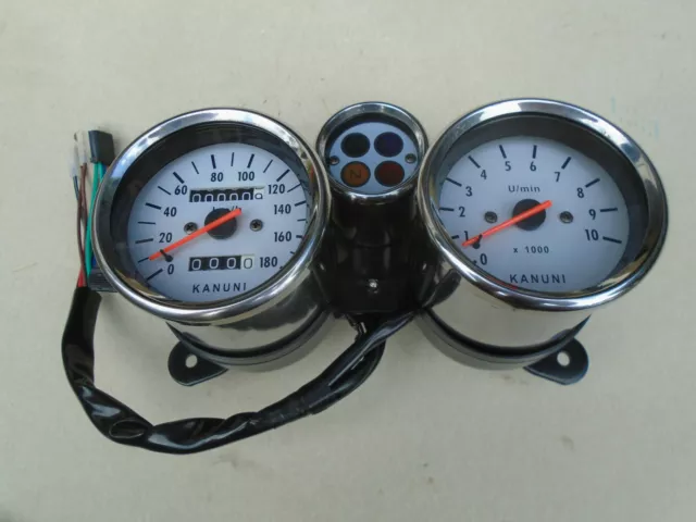 Tacho Drehzahlmesser Kanuni cockpit  für MZ ETZ 125 150 250 301 Speedometer