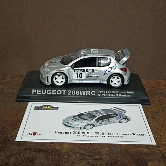 Provence molding kit mounted 1/43 - Peugeot 206 WRC Tour de Corse 1999