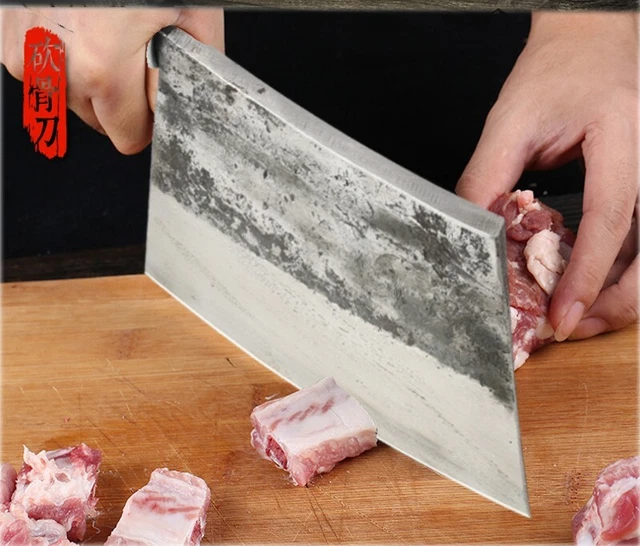 Jäger serbisches Kochmesser geschmiedetes Hackmesser Fleisch Besteck Schneiden