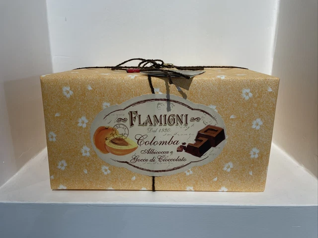 Colomba Flamigni Pasquale con albicocche e gocce di Cioccolato 1 Kg