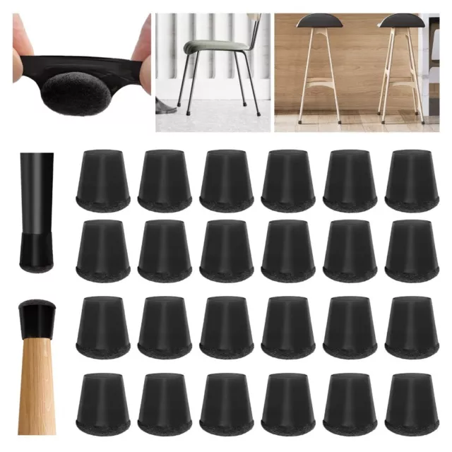 24Pcs Silicone Floor Protectors Extra Small Chair Leg Pads Chair Leg  Floors