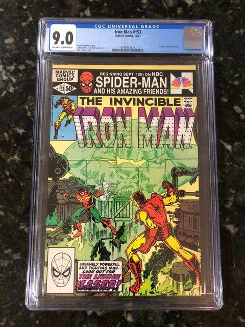 The Invincible Iron Man 153 CGC 9.0 1981 Bob Layton - BUY 1, GET $14 OFF 2!