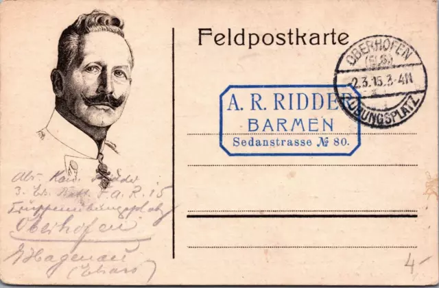 Royalty Wilhelm II German Emperor and King of Prussia Vintage Postcard C147