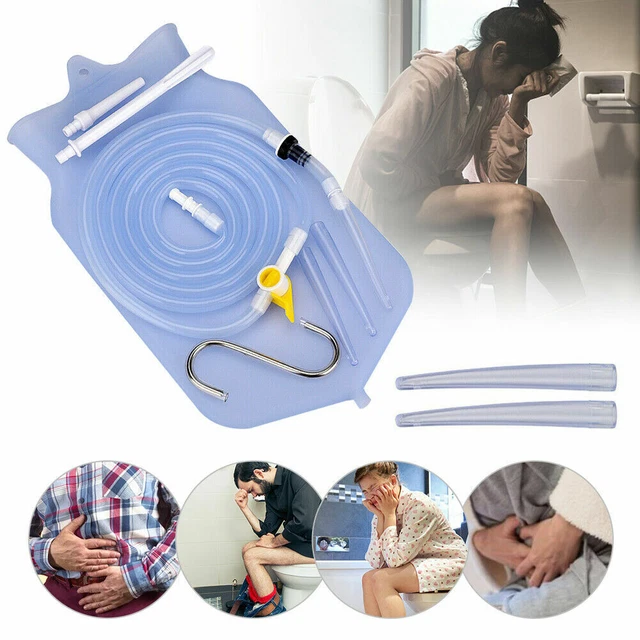 Kit Sacchetto For Clistere In Silicone, Adatto For La Pulizia Del - Foto 9