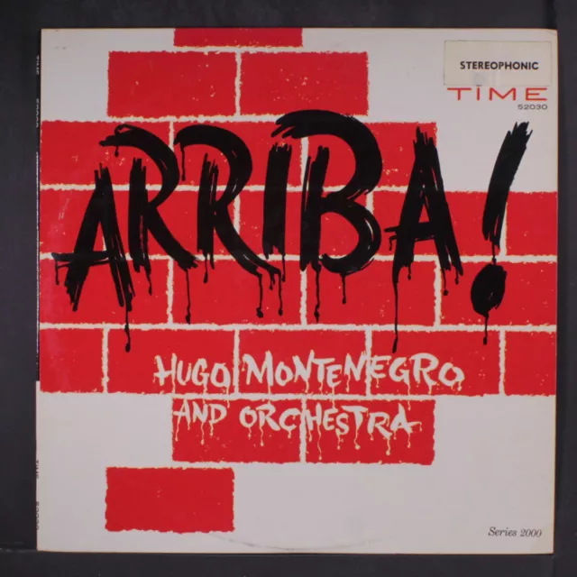 HUGO MONTENEGRO & ORCH arriba! TIME 12" LP 33 RPM