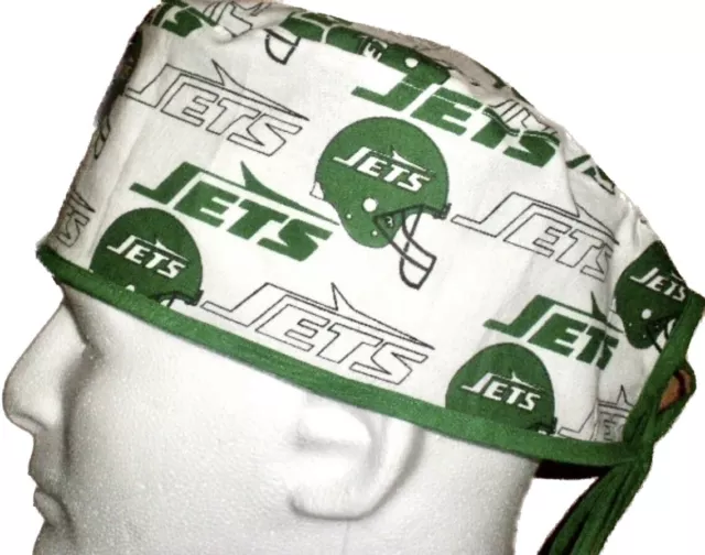 NFL New York Jets Helmet Scrub Hat Chemo Cap