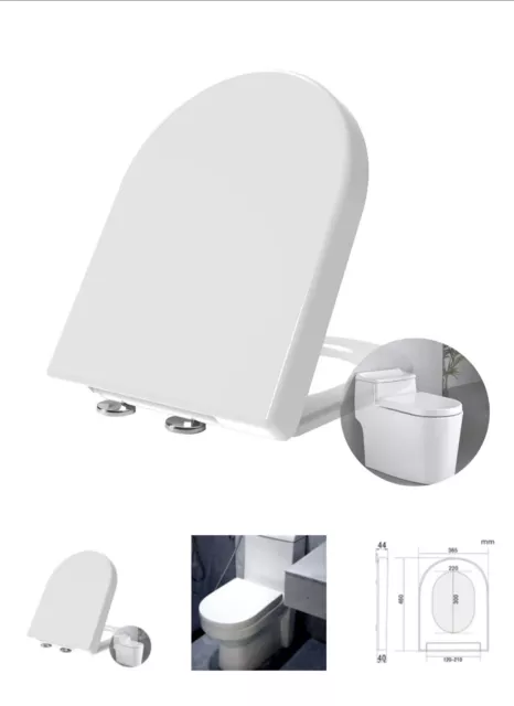 D Forma Morbida Chiusura 2 In 1 Famiglia Multi Doppio Bambino Vasino Da Allenamento Sedile Wc