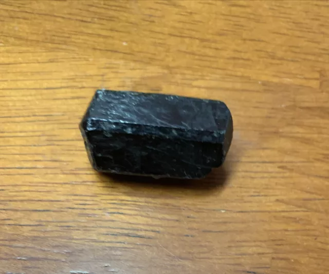 Natural Rough Black Tourmaline Crystal Specimen 1.125” 13.2 gram