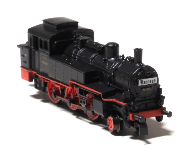 88951 Marklin Z-scale DRG Class BR 74 Tank Steam Locomotive, New in box, 5 pole