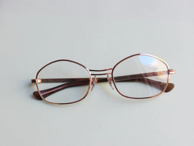 Vintage 1980s or 1990s‎ Glasses Univis 512 Gold Filled 12K Rimmed Frames Vintage Gold Filled Eyeglasses Antique 1/10 12K GF Frame 1  main image 3