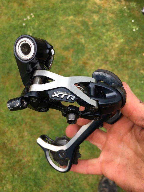 SHIMANO XTR RD M-970 Rapid Rise (reverse shift) Rear Mech (9 speed