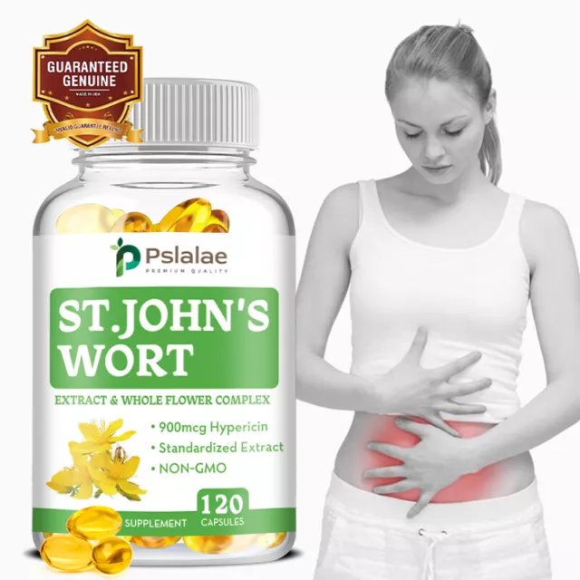 Johanniskraut-Extrakt – Mit 0,3 % Hypericin – Positive Emotionen, Stress Abbauen