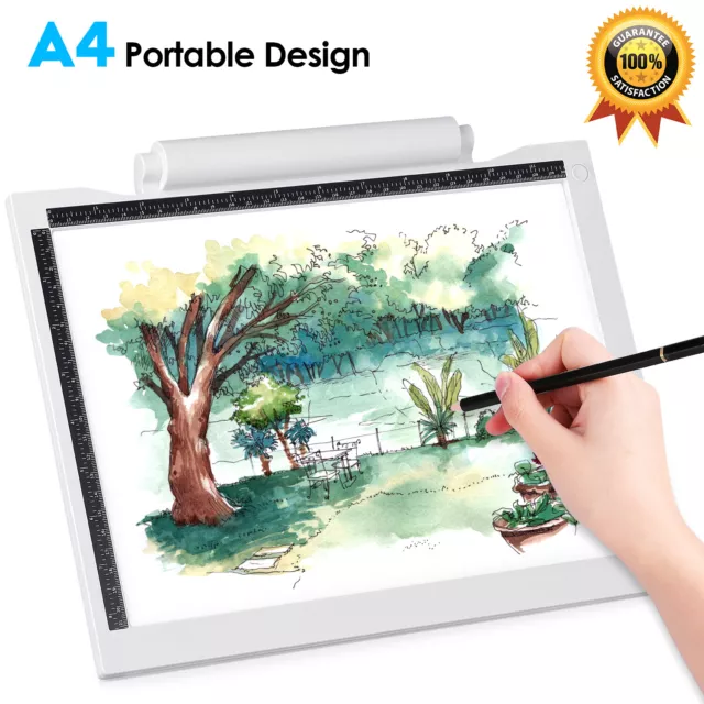 A4 LED Drawing Board Tracing Light Box Stencil Tattoo Copy Artist Craft Table