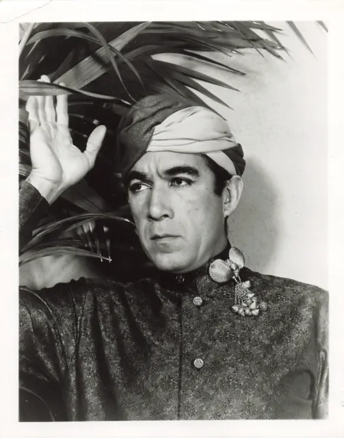 Anthony Quinn Movie Press Photo 4x5 Studio Portrait 1953 East of Sumatra *A10c