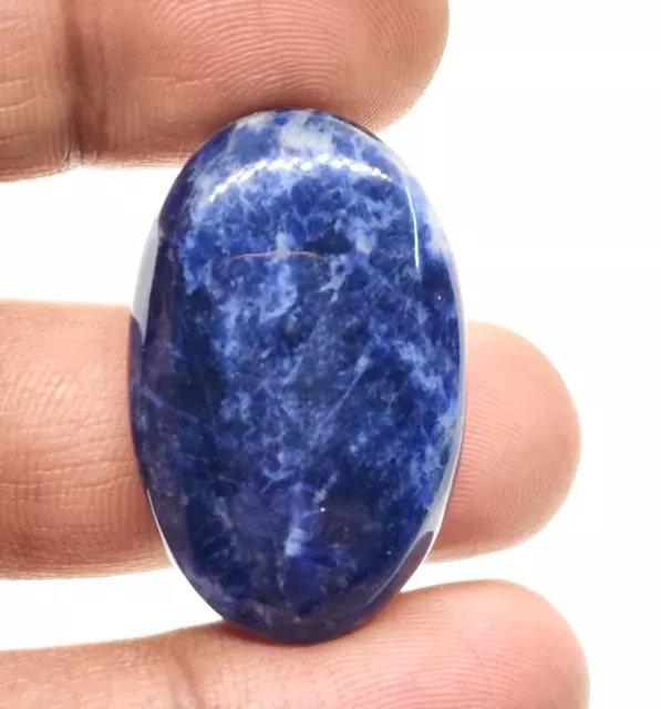 Natural Beautiful Sodalite Oval Shape Cabochon Handmade Loose Gemstone 39 Cts