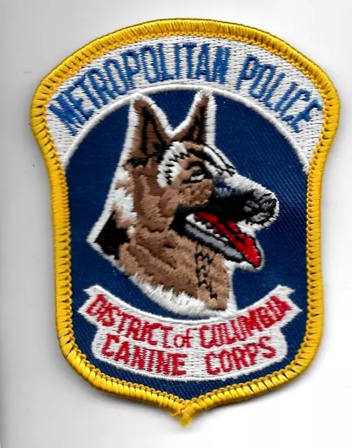 K-9 DHF Hundeführer WASHINGTON D.C. Metropol. Polizei Abzeichen USA Police Patch