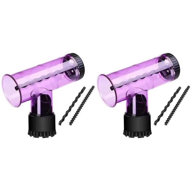 2x Secador de pelo Curling Fijación Secador de pelo Accesorios Herramienta de peinado