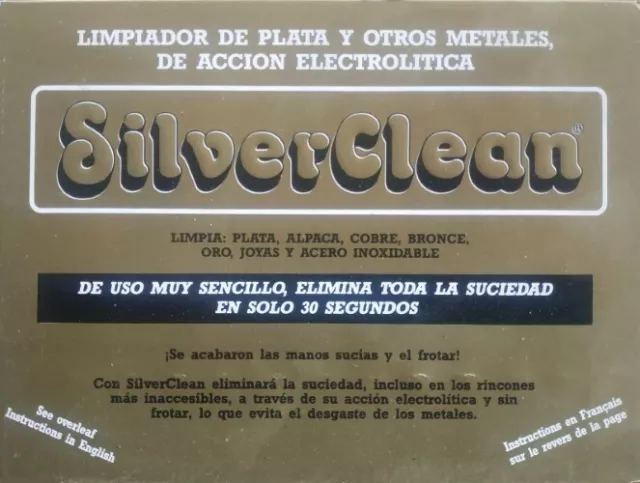 SilverClean, Limpiador de Plata y otros metales de acción electrolítica