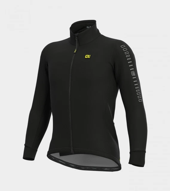 Jacke Winterlich Radsport Ale' Solid Unten Schwarz 2022