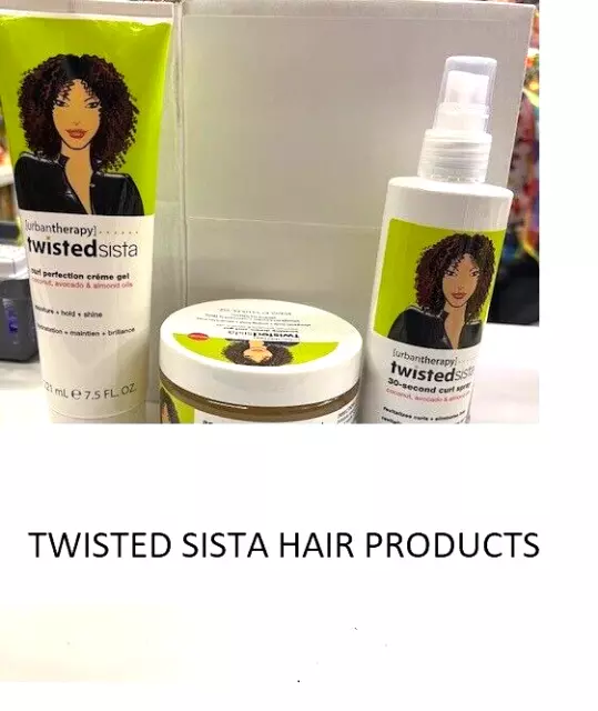 Twisted Sista Hair Products For Curly Hair-With Coconut,Avocado And Almond Oils