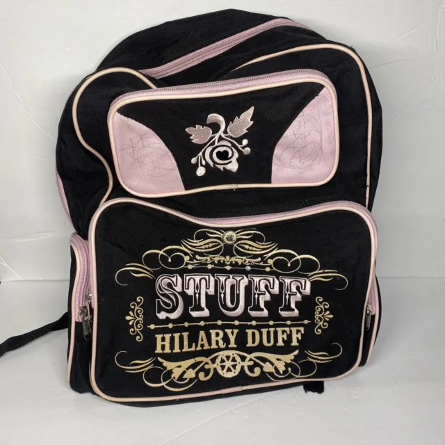 Stuff By Hilary Duff Girls Collared Pink Italy,Paris,Australia HD Sweater  M(8)