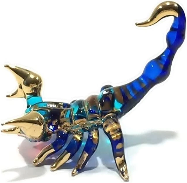 Handmade Scorpion Art Glass Blown Insect/Reptiles Animal Figurine