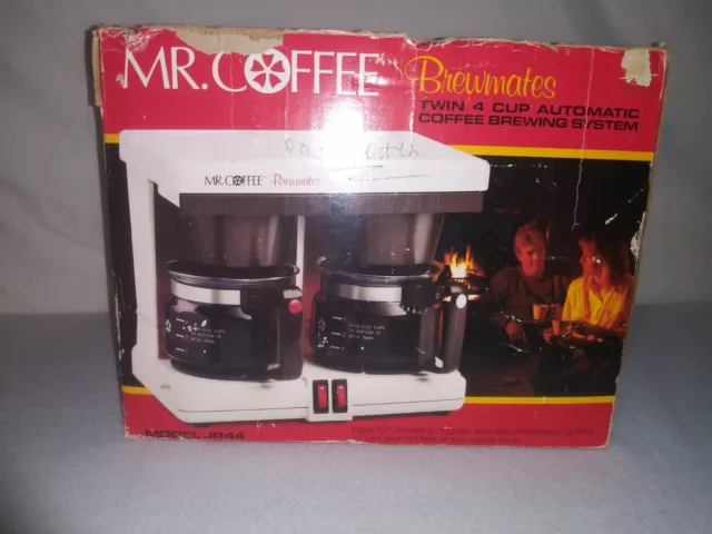 Mr. Coffee Simple Brew 4-Cup Switch Coffee Maker, White TF4 Series 