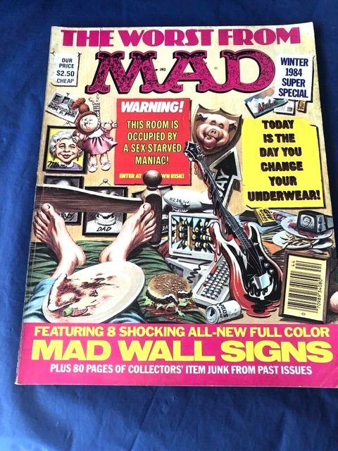 Mad Magazine The Worst From Mad With Wall Signs 80 Pages Of Great Old Stuff
