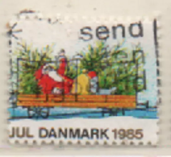 Dänemark 1985 04  Vignette Weihnachten/Jul gestempelt; Denmark Cinderella