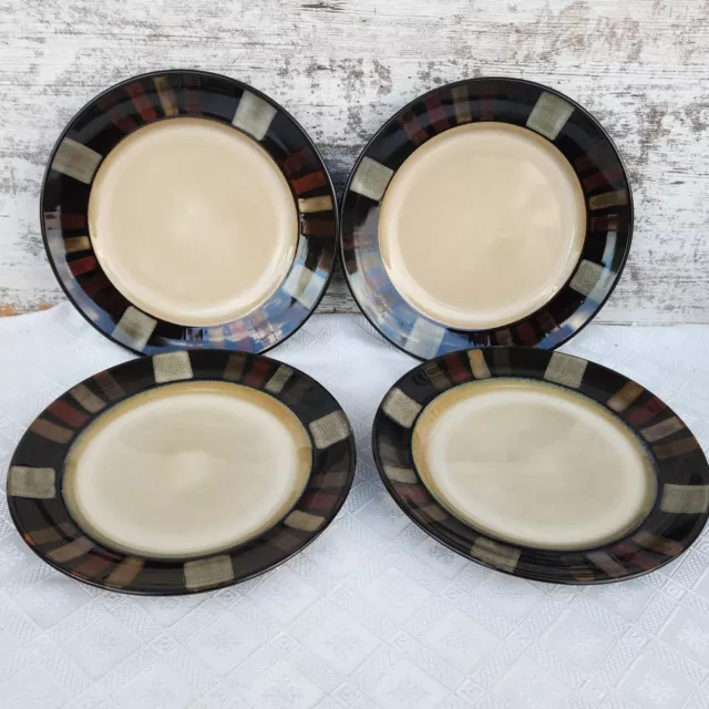 Tahoe Pfaltzgraff Everyday Salad Plates Set of 4 Excellent LN