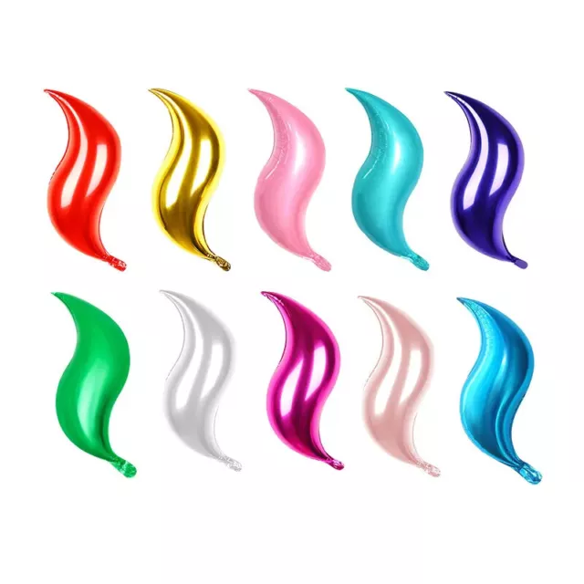 S-shaped Mermaid DIY Tail Foil Balloons Aluminum  Baby Shower Wedding Birthday