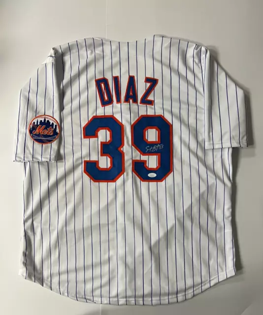 Edwin Diaz Signed New York Mets Jersey (JSA COA) 2xAll Star Relief