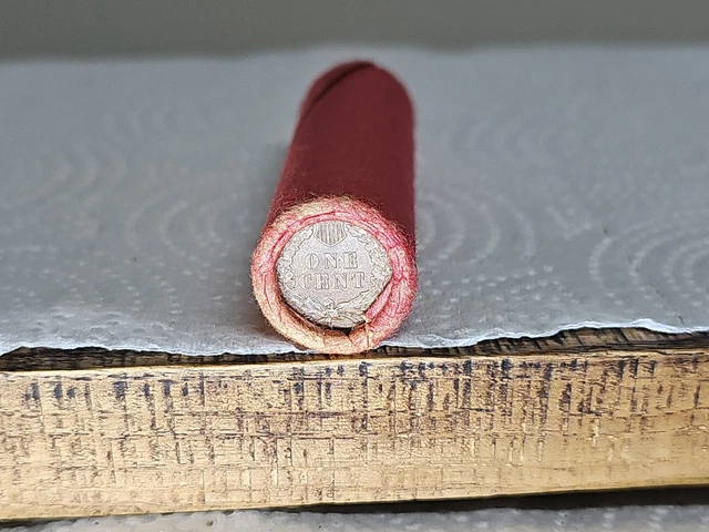 Old  US Lincoln Wheat  Penny Roll / Indian Head Penny  &  Wheat Cent(50 Coins)