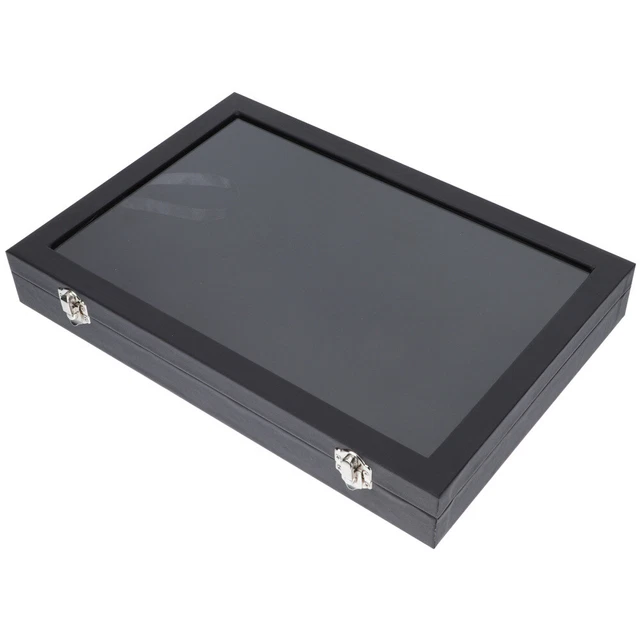 Plateau Service Verre Cristal Carré - Présentoir Snack Antidérapant Réutilisable
