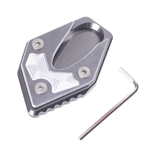 Tappetino cavalletto laterale motore alluminio adatto Suzuki GSX250R 2017-2018 grigio GZ