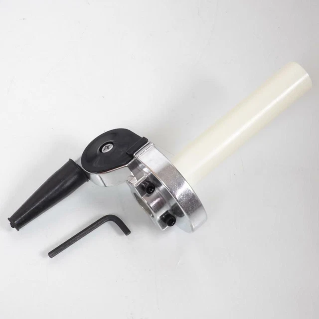 Poignée de gaz accélérateur pour moto tirage rapide Hallman aluminium guidon
