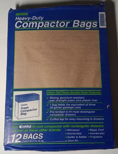 Buy BestAir Heavy Duty Compactor Bags Brown