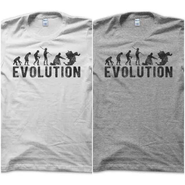 T-Shirt Maglietta Evolution Aikido Arti Marziali Vintage Idea Spiritosa Uomo