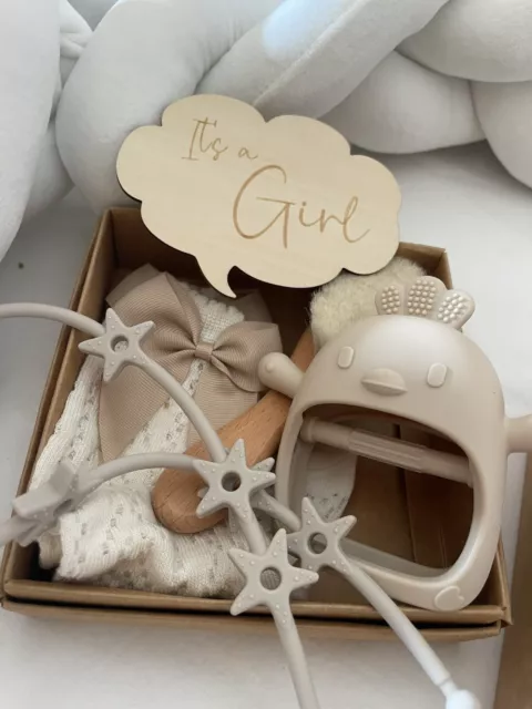 Baby Shower Gift Box, Newborn Baby Gift Hamper, Baby Boy Girl Gift Set, Unisex