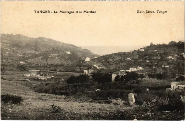 CPA AK MAROC TANGER La Montagne et le Marshan (1359755)