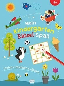 MEIN KINDERGARTEN RÄTSEL-SPASS: Malen, zeichnen, rät... | Livre | état