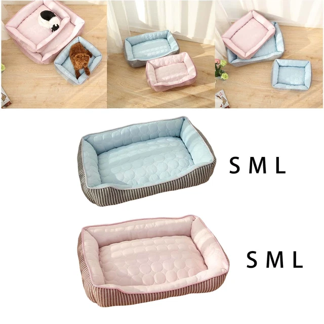 Cama refrescante para perro, cojín para gato, uso de verano, ligera, lavado a mano,