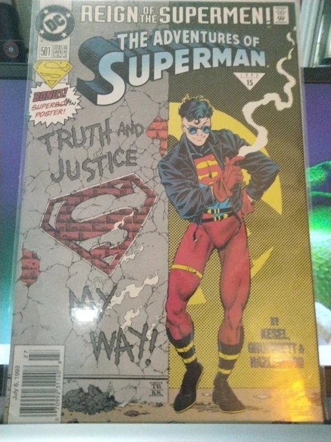 Dc Comics The Adventures Of Superman 1993 Issue #501 Comic Book  C7