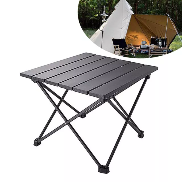 Aluminum Alloy Outdoor Camping Lightweight Portable Folding Table Strong Support
